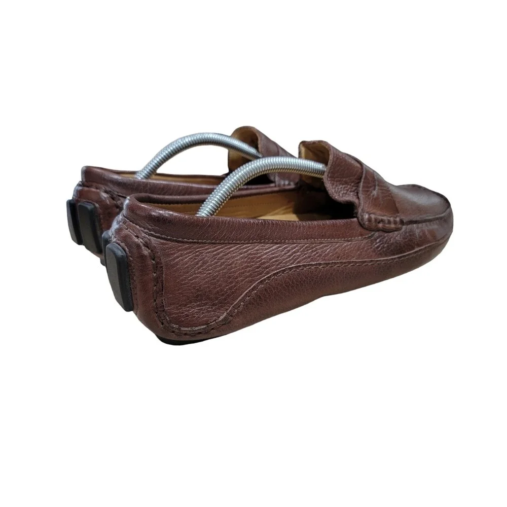 Mercanti Fiorentini Relax Men's Brown Leather Driving Loafers Shoes Size ‎ 11 M